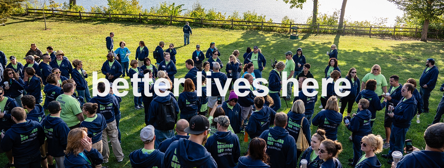 FoodScience company employees gathering in the community